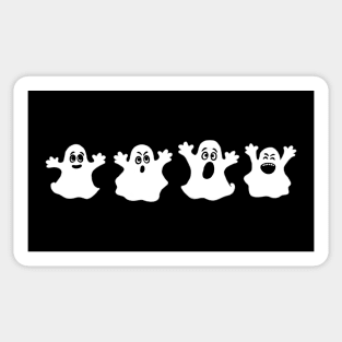 Ghosts Doodle Sticker